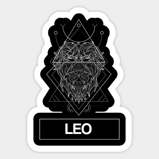 Leo Zodiac Constellation Sticker by FungibleDesign